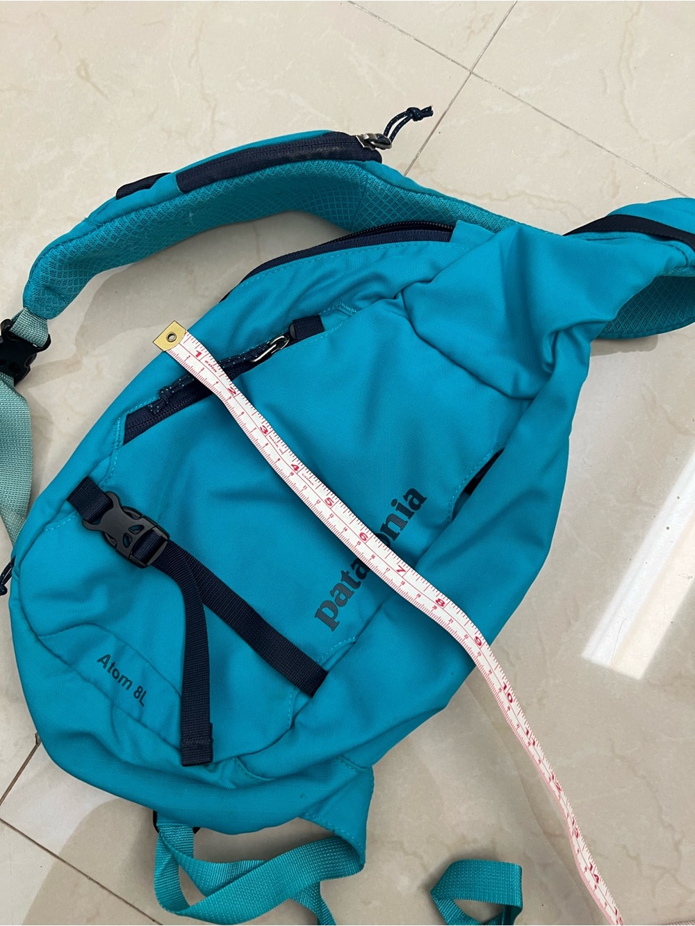 PATAGONIA Atom Sling Bag 8L Turquoise - Picture 12 of 12
